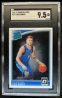 2018-19 Panini Donruss Optic Luka Doncic Rookie RC #177 Mavericks SGC 9.5