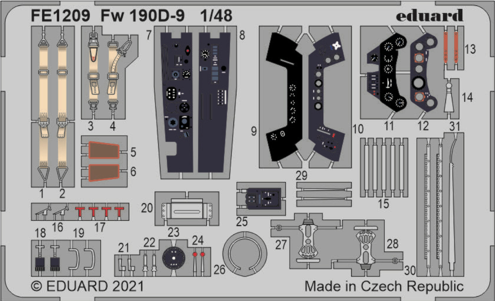 Eduard FE1209 1:48 Focke-Wulf Fw-190D-9 Weekend
