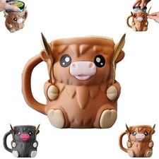 Highland Cow Ice Pint Holder, Ice Cream Pint Holder, Popsicle Beer Can Holder UK