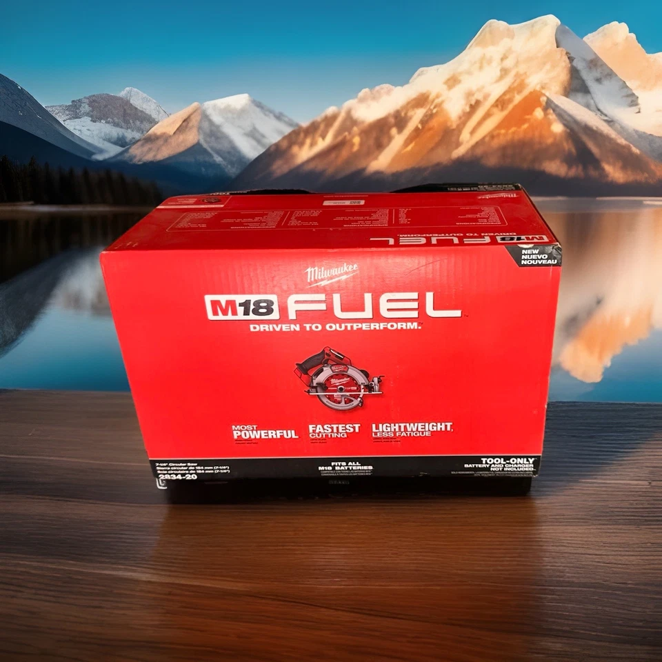 Sierra circular Milwaukee M18 COMBUSTIBLE 7-1/4” -2834-20 - NUEVA, CAJA SELLADA AL POR MENOR Foto 3 de 4