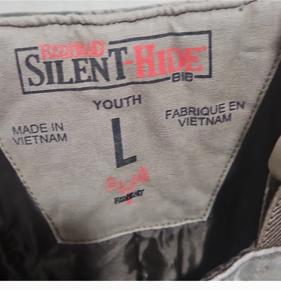 Vtg Made In USA Redhead Overalls Youth Large Camo Outdoor Hiking Fishing Hunting - Image 4 of 4