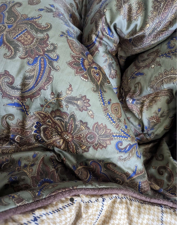 Vintage Ralph Lauren Chaps Beekman Place Comforter Bedskirt & Shams Set Queen - Image 4 of 4