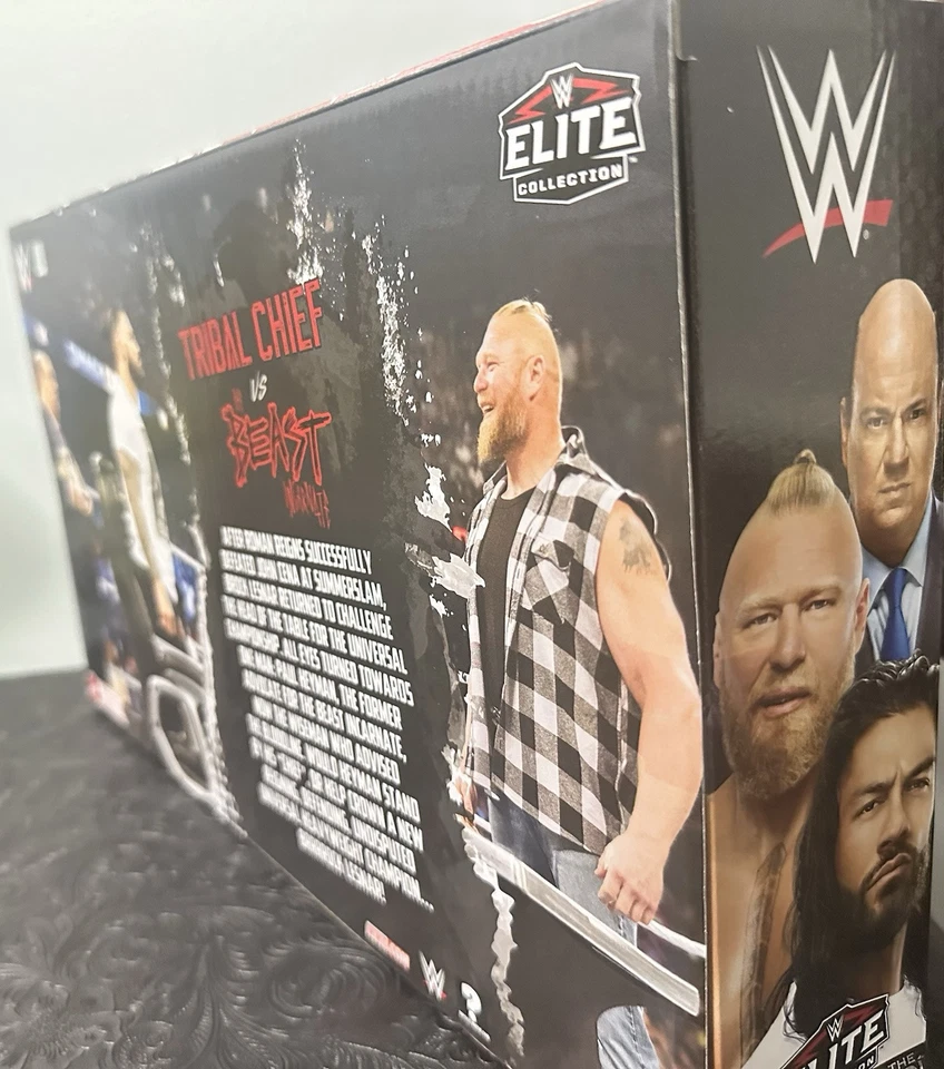 WWE Elite Collection TRIBAL CHIEF vs BEAST INCARNATE 3 Pack Exclusivo Juego de Caja Foto 2 de 3