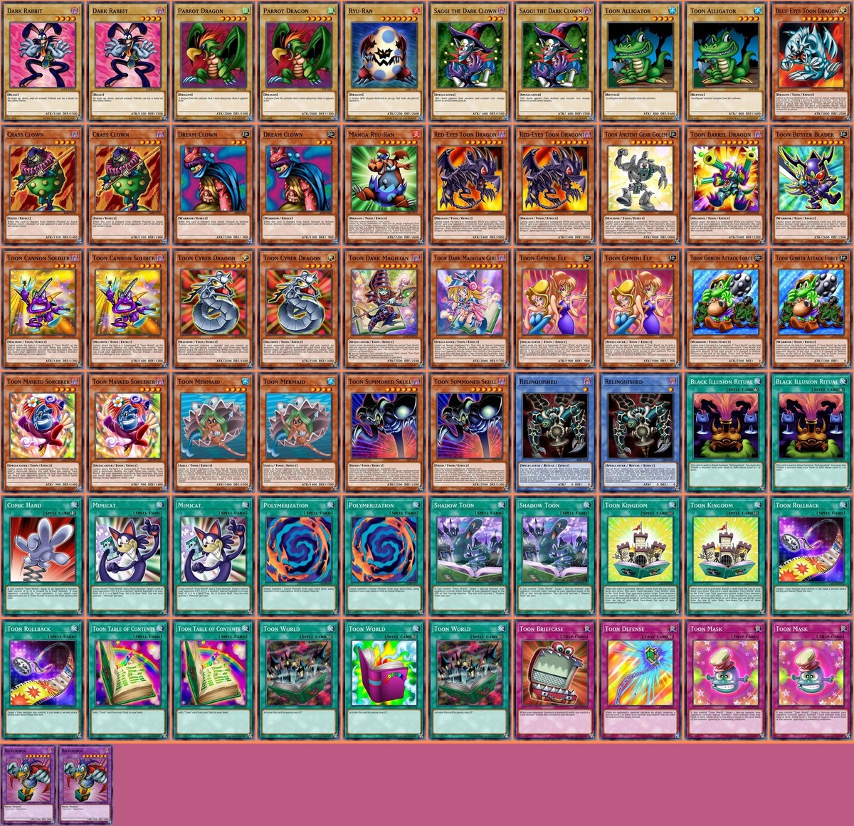 Maximillion Pegasus Toon Deck Parrot Dragon Alligator Yugioh | eBay