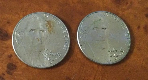 Photo of a 2024-D Jefferson Nickel from an eBay listing that sold on Jul 16, 2026