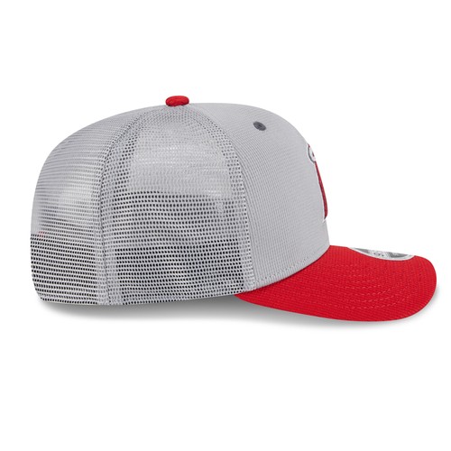 Men's New Era Gray/Red Los Angeles Angels 2025 Batting Practice 9SEVENTY - Imagen 5 de 8