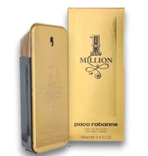 1 Million by Paco Rabanne Eau De Toilette Men's 3.4 oz Spray New Sealed
