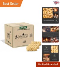 Eco Firelighters - 500 Pack for Quick Lighting in Outdoor Cooking & Heating 0.09 per lighter