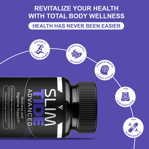 (3 Pack) Slimtide Advanced Health Management Capsules, Slim Tide (180 Capsules) - Picture 10 of 13