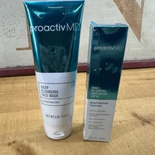 Proactiv MD Deep Cleansing Face Wash + Broad Spectrum Sunscreen SPF 30 Sealed
