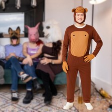 Halloween Monkey Costume Adorable Decorative Dress up for Masquerade Holiday