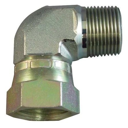 Eaton Aeroquip 2250-6-8S Adpt,Mnpt-Fjic,3/8-18,3/4-16,El