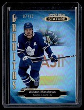 2020-21 Upper Deck Stature Gravitas Auston Matthews Auto 07/25 Toronto Maple