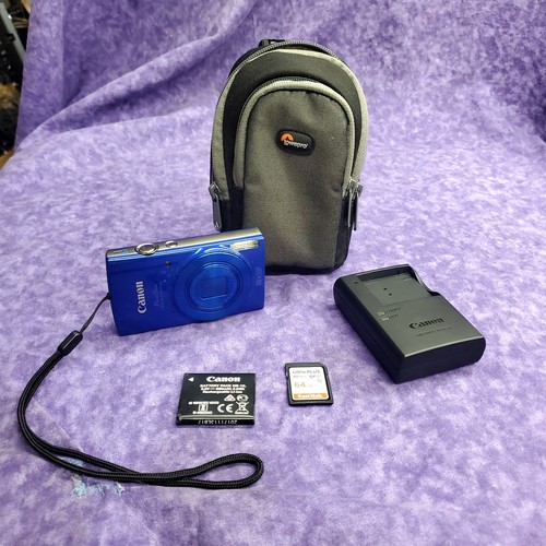 💥TOP💥 CANON POWERSHOT ELPH 190 IS DIGITALKAMERA 20MP WLAN MIT ZUBEHÖR - Bild 1 von 23