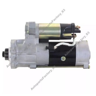 12V Starter Motor 32B66-10301 for Mitsubishi Engine S6S Caterpillar CAT Kalmar