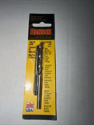  Hanson 10-32 TAP + #21 DRILL 80221