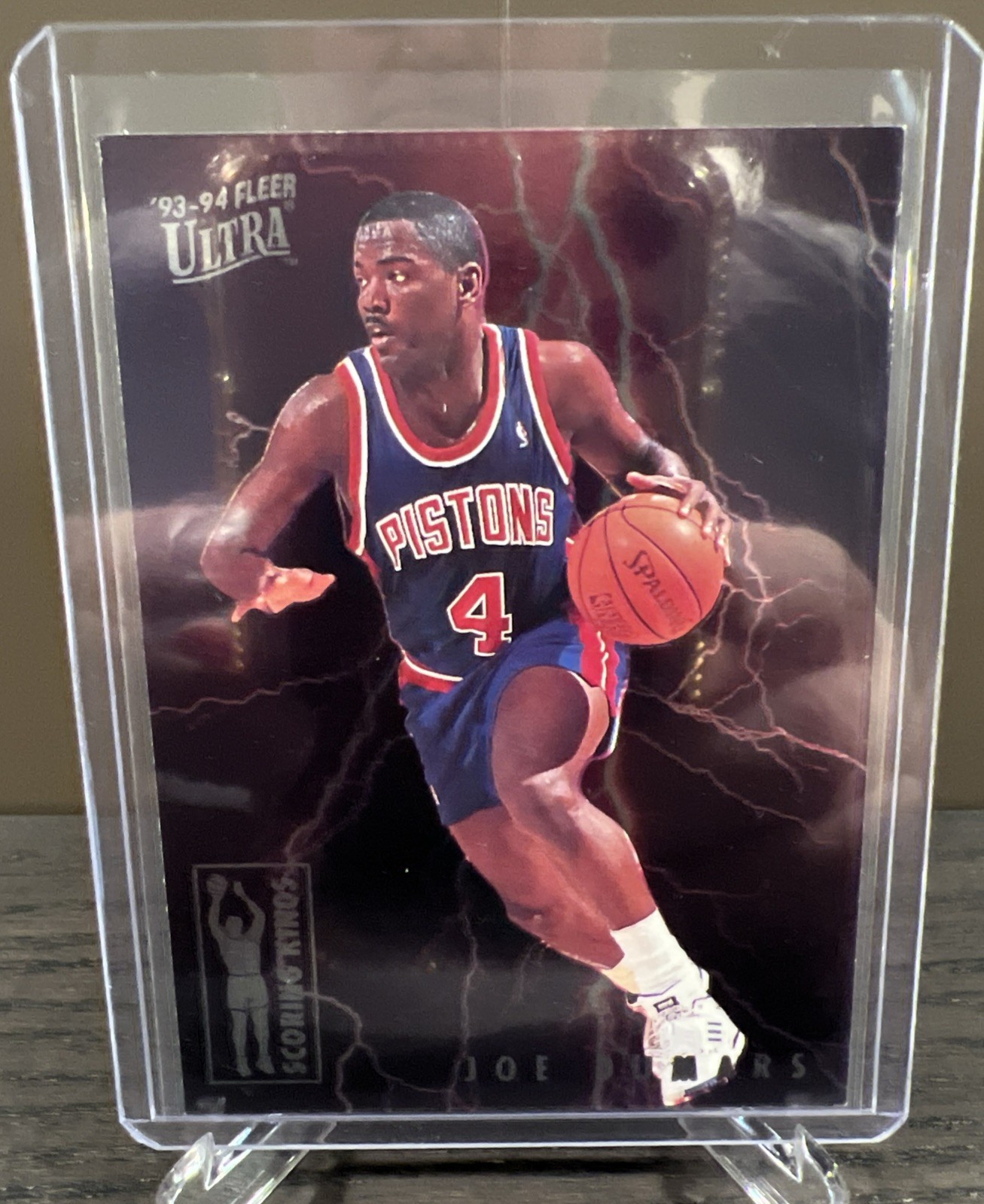 1993-94 Fleer Ultra - Joe Dumars Scoring Kings Insert #2 Of 10