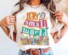 Retro Patel Fantasyland Park It's A Small World Unisex Tee 82593