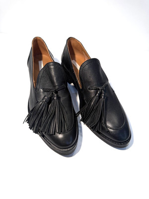 NWOB - H&M Premium Selection Tasselled Loafers Women's Leather Size 39/US8