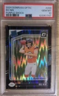 2024 Panini Donruss Optic - Rated Rookie Bo Nix #209 Purple Shock Prizm (RC)