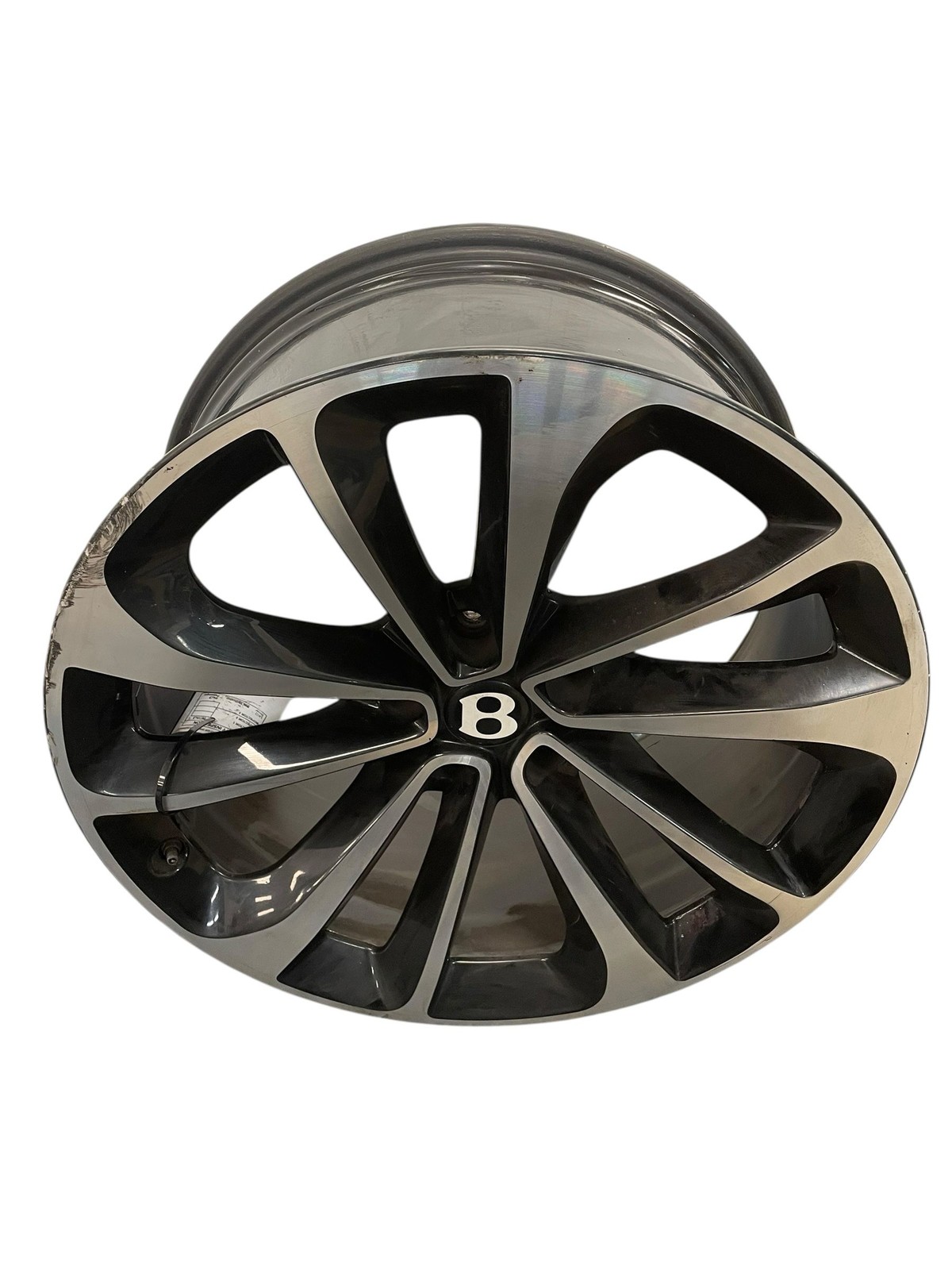 2015-2020 BENTLEY BENTAYGA OEM (D) 21x10 21 Inch Machined Face Black Wheel Rim