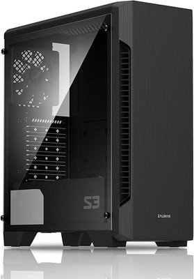 S3 TG ATX Mid-Tower Desktop PC Case, 3 X Pre-Installed 120Mm  Quiet Fans (Suppor