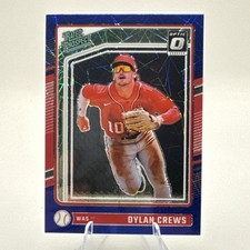 DYLAN CREWS 2024 Panini Donruss Optic Rated Prospects BLUE VELOCITY Prizm RC