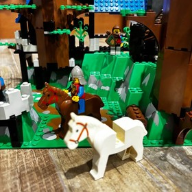 LEGO System Castle Dark Forest Fortress 6079 In 1996 Used Retired As Is Japan