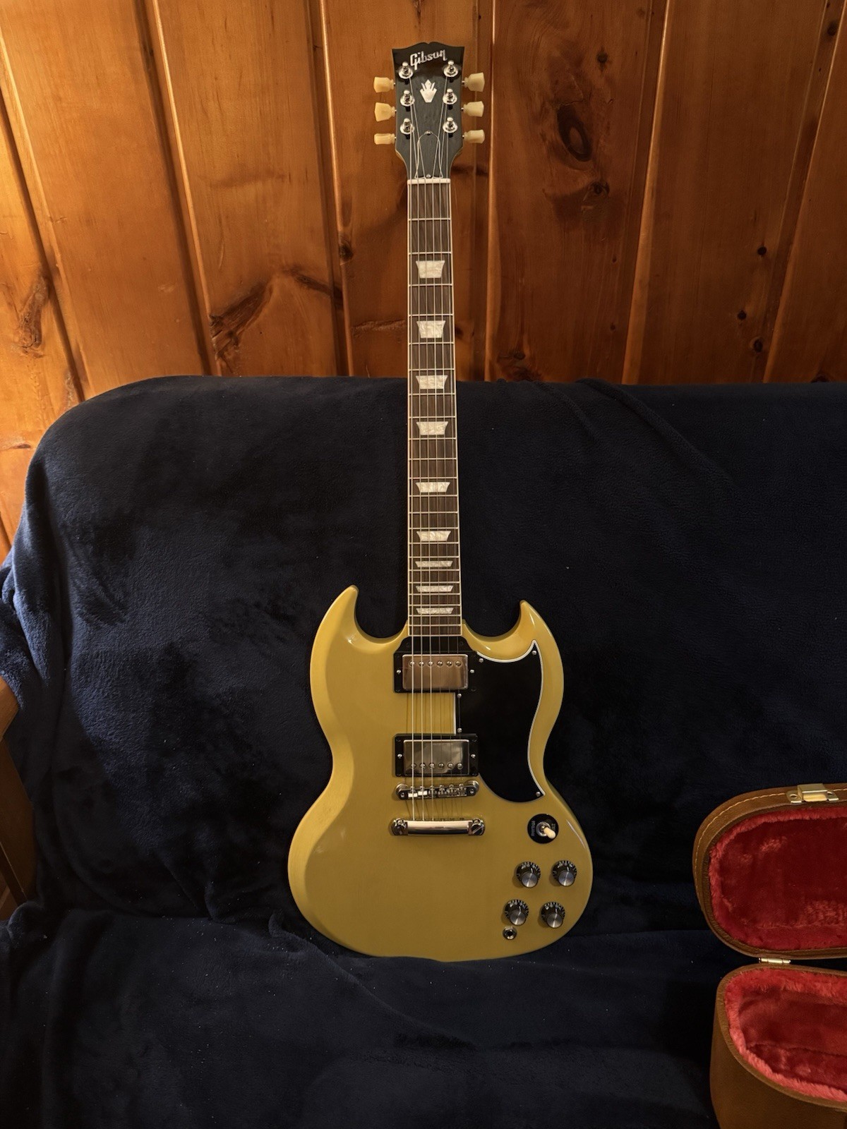 Gibson Sg Standard '61 Stop Bar Tv Yellow  
