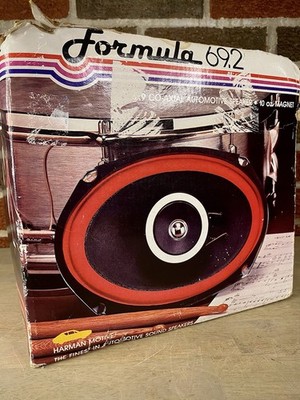 Harman Car System Formula SX 6x9 Coaxial Stereo Speakers W/Wire Mesh Grill NOS
