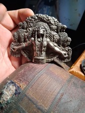 Vintage 1981 Bergamot/Siskiyou Native American Chief Belt Buckle Arroyo Grande