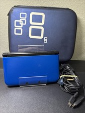 Nintendo 3DS XL Handheld System - Blue/Black Console W/ Charger & Case Tested
