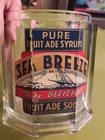 Old Heavy Glass Syrup Jar - Sea Breeze With Sailboat Decal — photo 7