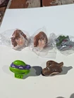 Five Vintage TMNT Nabisco Shreddies Cereal Premium Rings - 3 Unopened