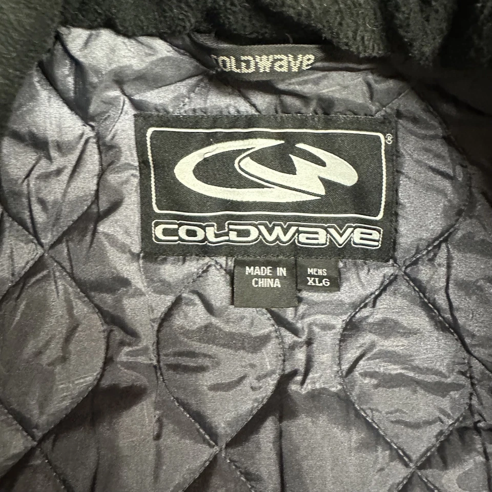 Chaqueta de moto de nieve Coldwave PolarCap para hombre XL negra abrigo aislante cálido invierno Foto 4 de 4