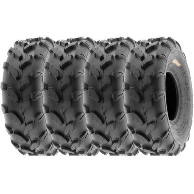 SunF ATV Tires 19x7-8 19x7x8 Mud Sand Muddy Sandy 6 PR A003 - Set of 4