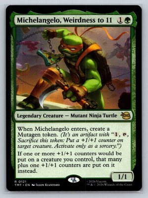 Michelangelo, Weirdness to 11 Teenage Mutant Ninja Turtles Regular