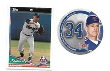 Nolan Ryan Topps 1994 #34 27 ML  Seasons & 2003 Hardball Round #1 Texas Rangers