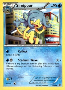 Simipour Rare Next Destinies 29/99 Pokémon TCG