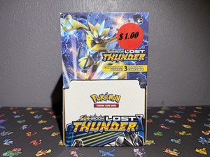 lost thunder booster box Pokémon TCG: Sun & Moon: Lost Thunder main image 0