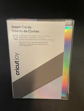 Cricut Joy Insert Cards 10 Cards Inserts Envelopes Silver And Gray