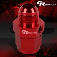 12AN AN12 AN-12 MALE-FEMALE 1/8"NPT PORT RED ALUMINUM ANODIZED FITTING ADAPTER