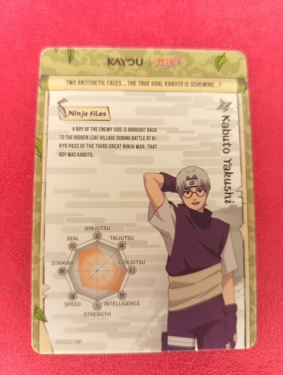 Naruto Kayou English Series 2 Card - Kabuto Yakushi - NRSA02-UR
