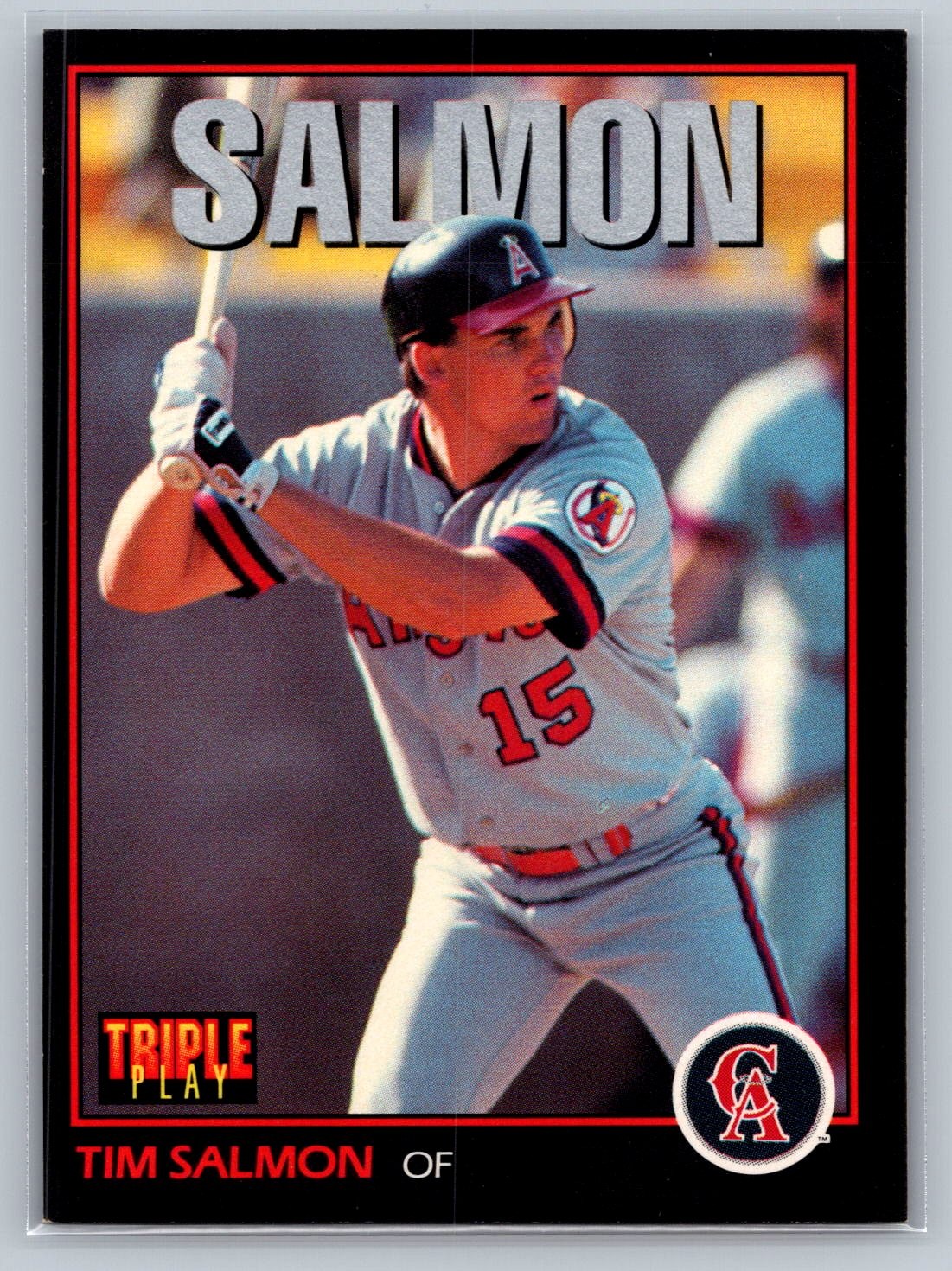 1993 Triple Play Tim Salmon #37 California Angels