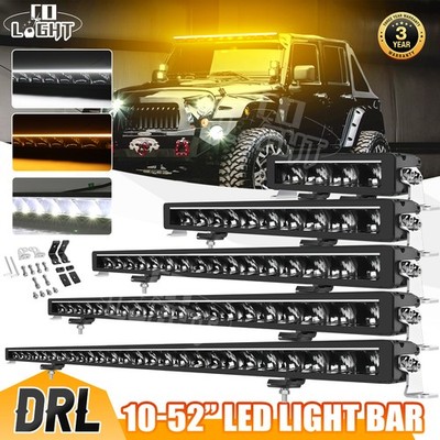 10-52''  LED Light Bar Slim mit E-Zulassung Fernlicht Blinker Zusatzscheinwerfer