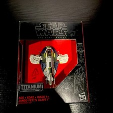 Star Wars Black Series Titanium JANGO FETT'S SLAVE I 27 Die-Cast NEW