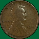 1909-VDB Lincoln Wheat Cent Very Good VG Coin #41187