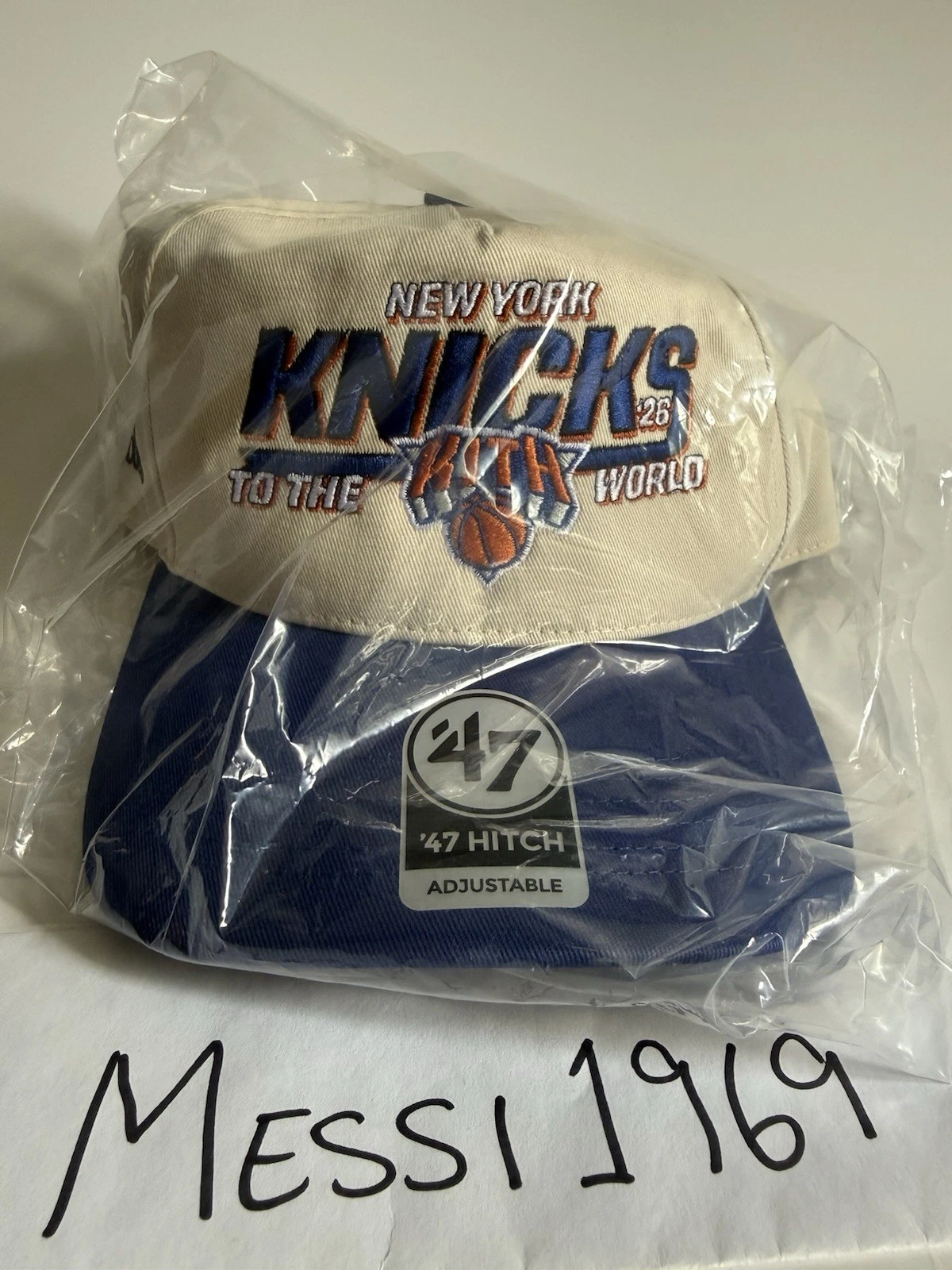Kith & '47 for the New York Knicks 2026 Finals Hitch Snapback In Hand Ships Now