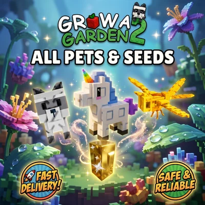 Roblox GROW A GARDEN 2 GAG 2 | All Pets & Seeds | Fast & Easy - Image 1 of 2