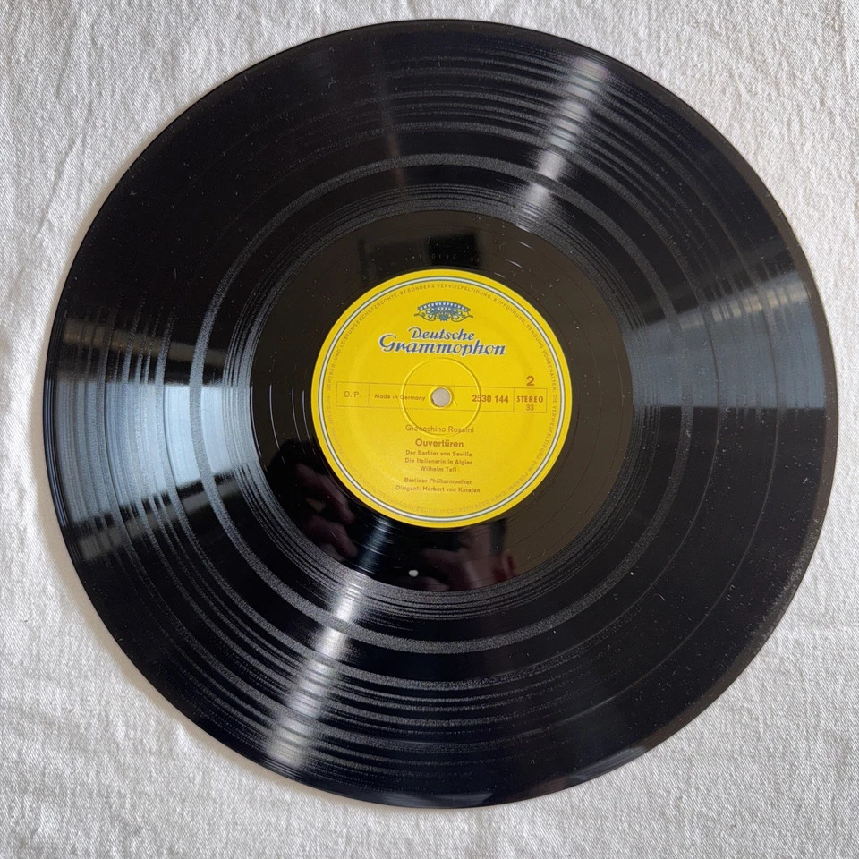 Rossini Ouverturen Karajan Deutsche Grammophon German Import VG/VG 2530 144 - Image 3 of 4